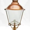 Outlet Pamono Antique Victorian Classic Copper Pillar Lamp Lantern on Base Outdoor Lamp