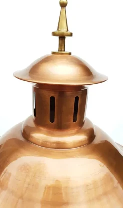 Outlet Pamono Antique Victorian Classic Copper Pillar Lamp Lantern on Base Outdoor Lamp