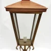 Pamono Antique Victorian Classic Copper Pillar Lamp Lantern on Base Outdoor Lamp> Garden Lighting