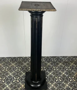 New Pamono Antique Victorian Ebony Column