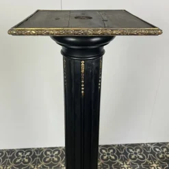 New Pamono Antique Victorian Ebony Column