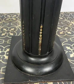New Pamono Antique Victorian Ebony Column