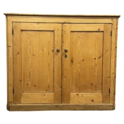 New Pamono Antique Victorian English Pine Cabinet