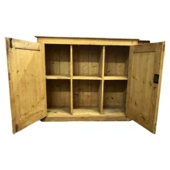 New Pamono Antique Victorian English Pine Cabinet