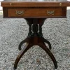 Sale Pamono Antique Victorian Envelope Card Table with Gaming Wells, 1880