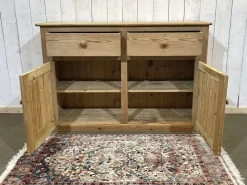 Pamono Antique Victorian Fir Buffet, 1800s