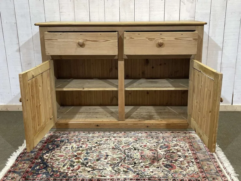 Pamono Antique Victorian Fir Buffet, 1800s