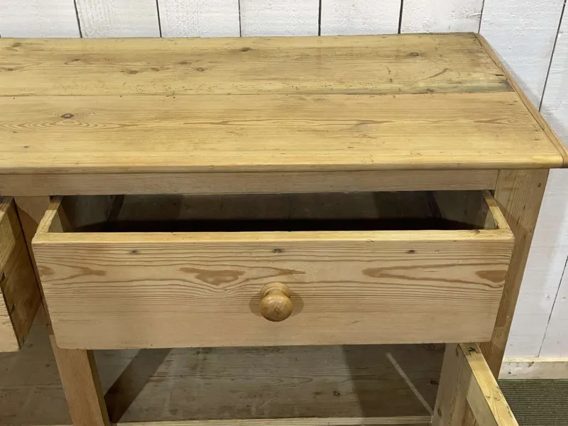 Pamono Antique Victorian Fir Buffet, 1800s