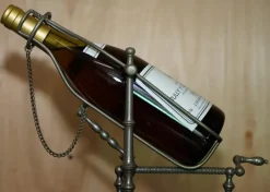 Pamono Antique Victorian French Pewter Mechanical Wine Pourer Add a Touch of Class!, 1880><noscript><img width=