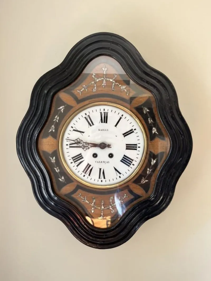 Pamono Antique Victorian French Wall Clock, 1860s> Clocks