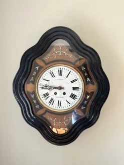 Pamono Antique Victorian French Wall Clock, 1860s> Clocks