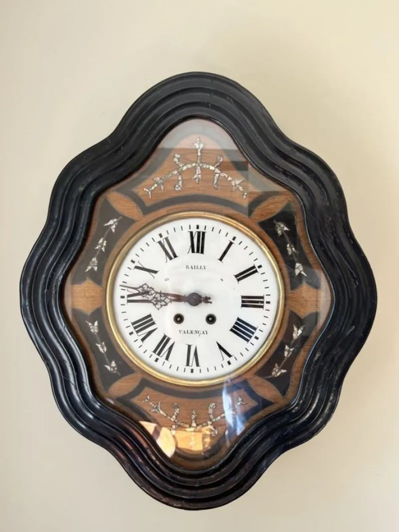 Pamono Antique Victorian French Wall Clock, 1860s> Clocks