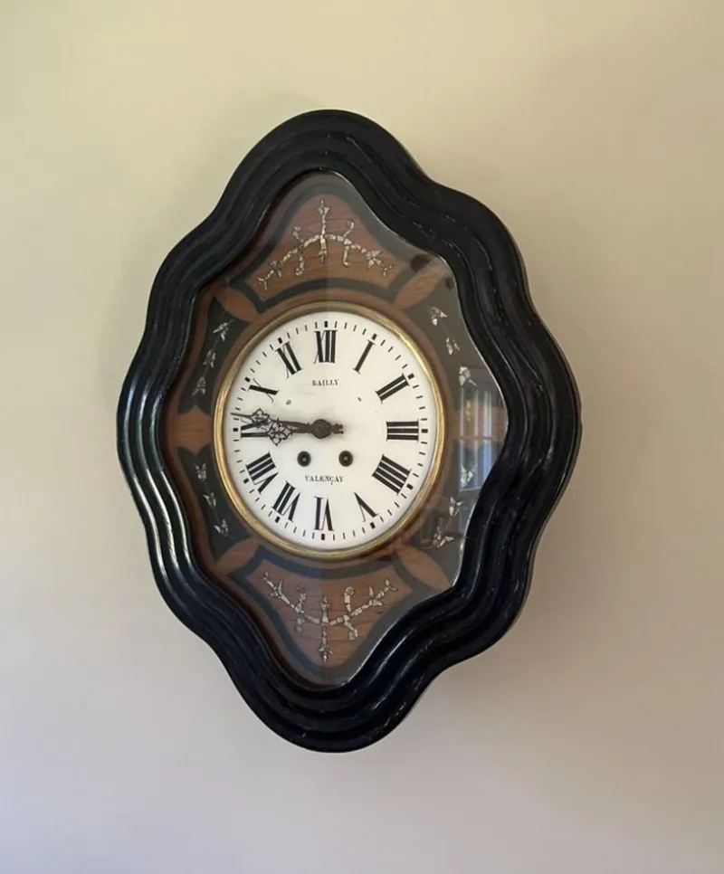 Pamono Antique Victorian French Wall Clock, 1860s> Clocks