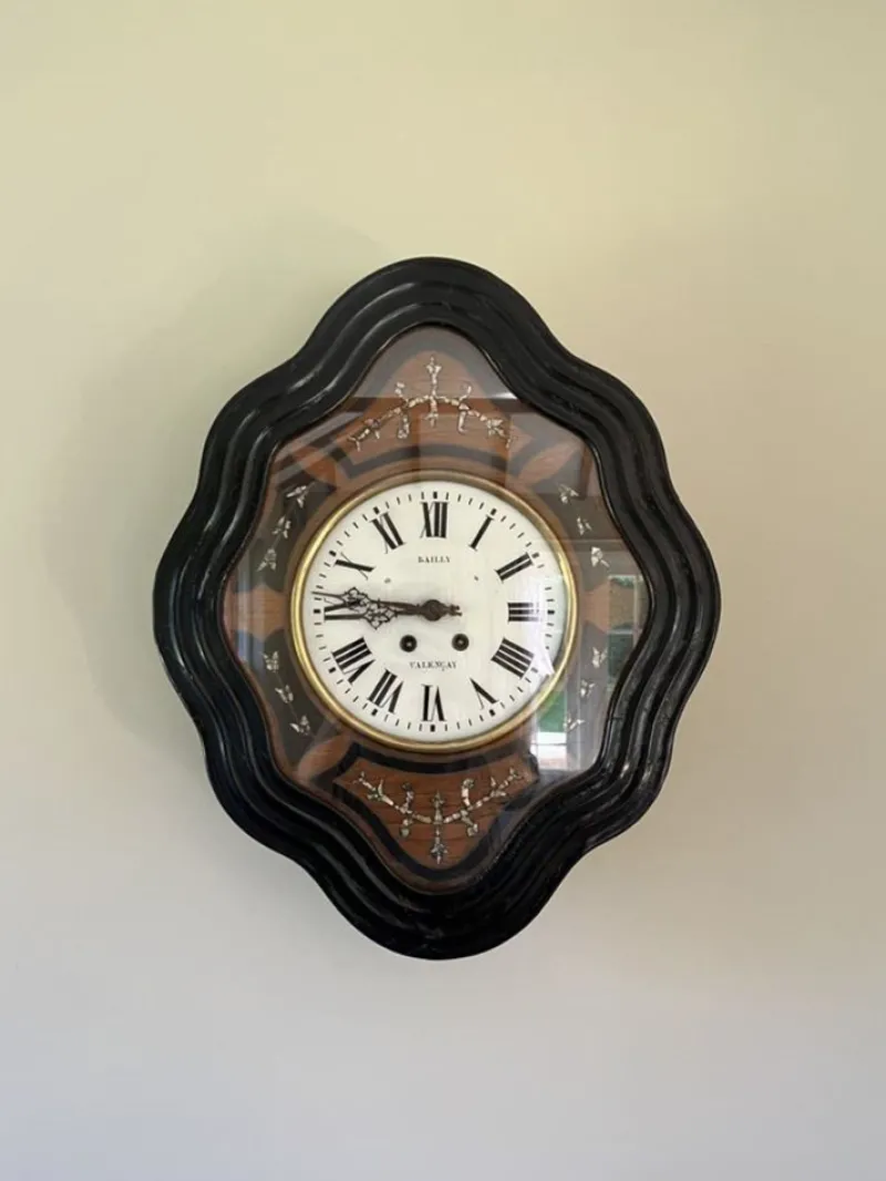 Pamono Antique Victorian French Wall Clock, 1860s> Clocks