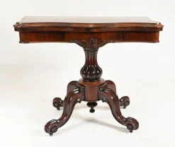 Pamono Antique Victorian Games Table, 1860> Game Tables