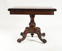 Pamono Antique Victorian Games Table, 1860><noscript><img width=