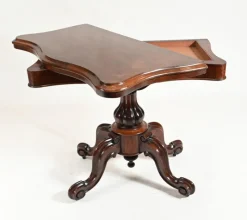 Pamono Antique Victorian Games Table, 1860><noscript><img width=