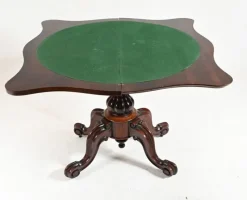 Pamono Antique Victorian Games Table, 1860><noscript><img width=