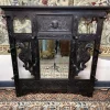 Pamono Antique Victorian Hall Wall Rack with Mirror> Racks, Hooks & Valets