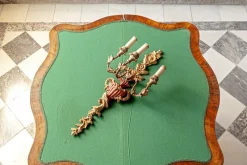 New Pamono Antique Victorian Inlaid Walnut Game Table with Marquetry Top, 1860s