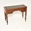 Clearance Pamono Antique Victorian Leather Top Desk, 1860