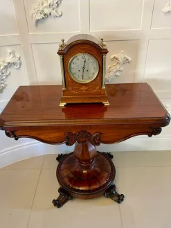 Outlet Pamono Antique Victorian Mahogany Card Table, 1850s