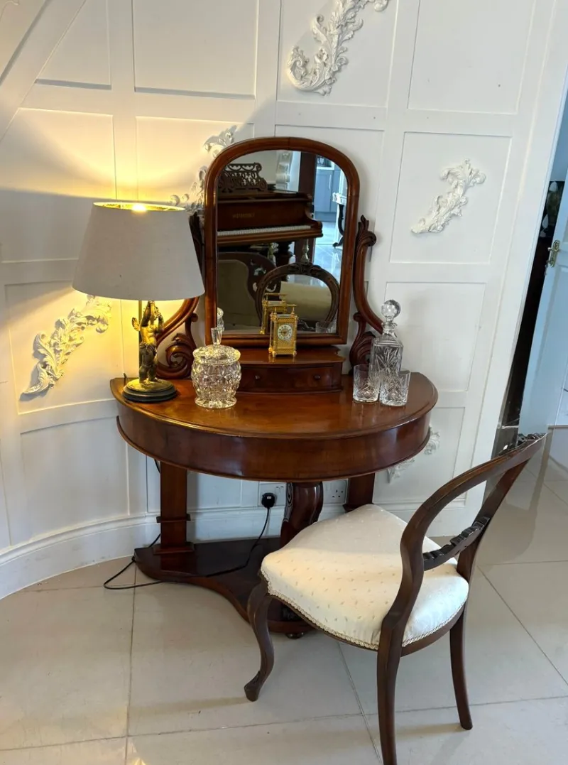 Discount Pamono Antique Victorian Mahogany Dressing Table, 1860s