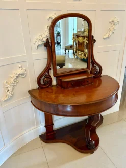 Discount Pamono Antique Victorian Mahogany Dressing Table, 1860s