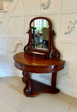 Discount Pamono Antique Victorian Mahogany Dressing Table, 1860s