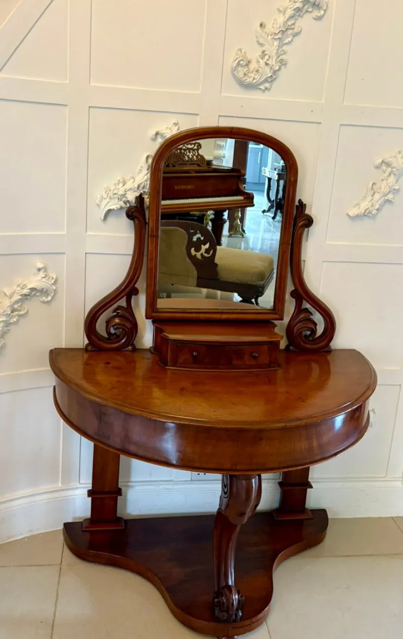 Discount Pamono Antique Victorian Mahogany Dressing Table, 1860s