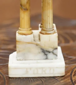 Pamono Antique Victorian Marble Roman Ruins Grand Tour Statue Sculpture Columns Pillars