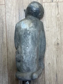 Pamono Antique Victorian Monkey Garden Sculpture><noscript><img width=