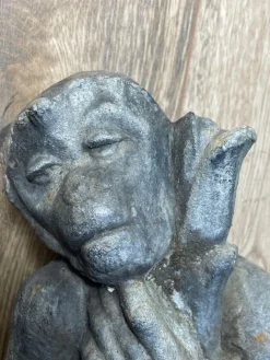 Pamono Antique Victorian Monkey Garden Sculpture><noscript><img width=