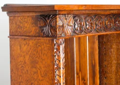 Pamono Antique Victorian Open Breakfront Bookcase, 1800s><noscript><img width=
