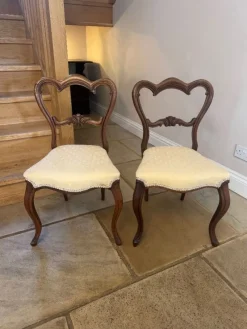 Online Pamono Antique Victorian Rosewood Dining Chairs, 1860, Set of 6