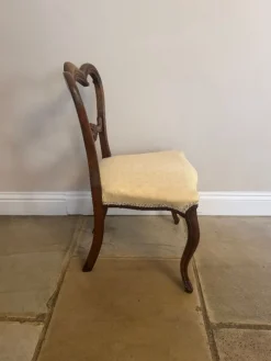 Online Pamono Antique Victorian Rosewood Dining Chairs, 1860, Set of 6