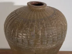 Pamono Antique Wabi-Sabi Style Ceramic Vase, 1900s><noscript><img width=