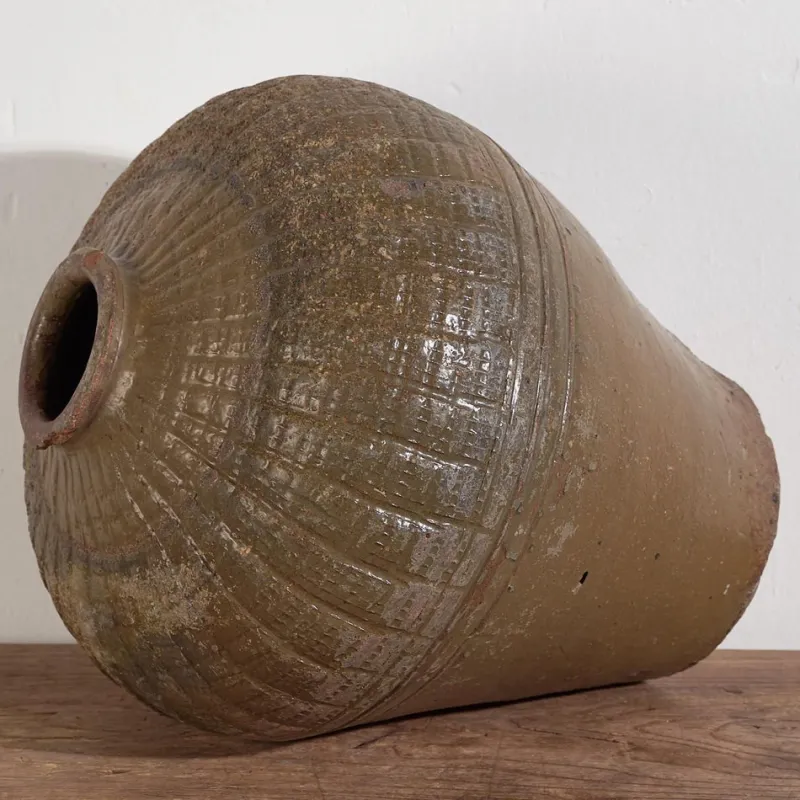 Pamono Antique Wabi-Sabi Style Ceramic Vase, 1900s> Vases
