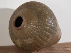 Pamono Antique Wabi-Sabi Style Ceramic Vase, 1900s><noscript><img width=