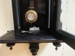 Pamono Antique Wall Clock from Junghans, 1880s><noscript><img width=