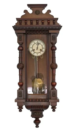 Online Pamono Antique Wall Clock, 1890s