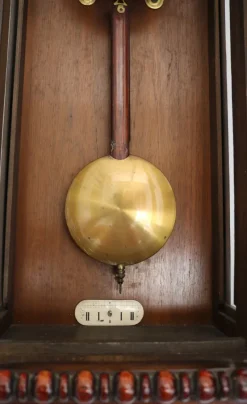 Online Pamono Antique Wall Clock, 1890s