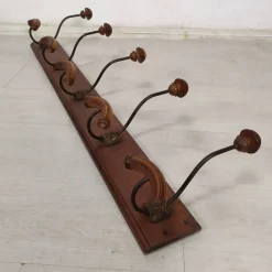 Pamono Antique Wall-Mounted Coat Rack><noscript><img width=