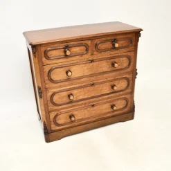 Best Pamono Antique Walnut Chest of Drawers, 1830s