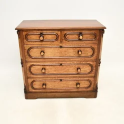 Best Pamono Antique Walnut Chest of Drawers, 1830s