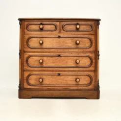 Best Pamono Antique Walnut Chest of Drawers, 1830s