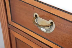 Discount Pamono Antique Walnut Chest of Drawers with Marble Top, 1700s