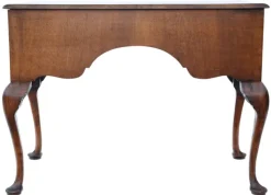 Sale Pamono Antique Walnut Figured 5-Drawer Writing Desk or Dressing Table, 1910s