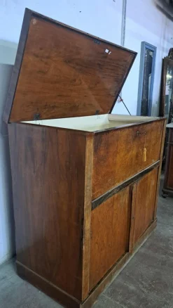 Pamono Antique Walnut Sideboard, 1890s><noscript><img width=