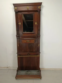 Pamono Antique Walnut Wall Coat Rack> Racks, Hooks & Valets